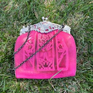 Pink Patricia Nash Pink Shoulder Bag with Ornate Design